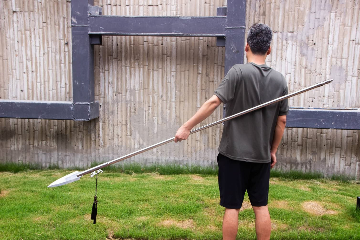 Traditional Chinese Spear - Masterfully Crafted with Longquan Sword-Making Techniques