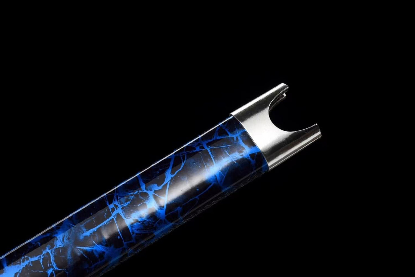 Tang Sword with High Carbon Steel Blue Blade and Dragon & Phoenix Engravings on Each Side