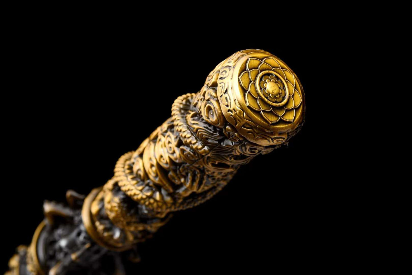 Sun Wukong's Gold Cudgel Replica – Stainless Steel Black Edition (1:1 Scale)