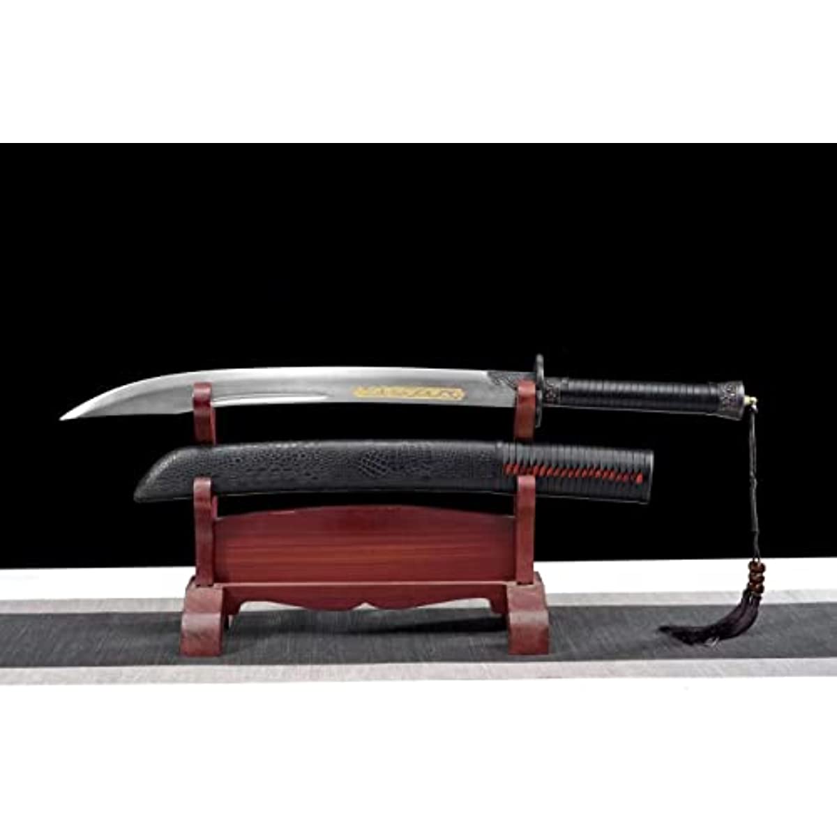 Dagger Saber Forged High Carbon Steel Blade,Pu Scabbard) Length 31"