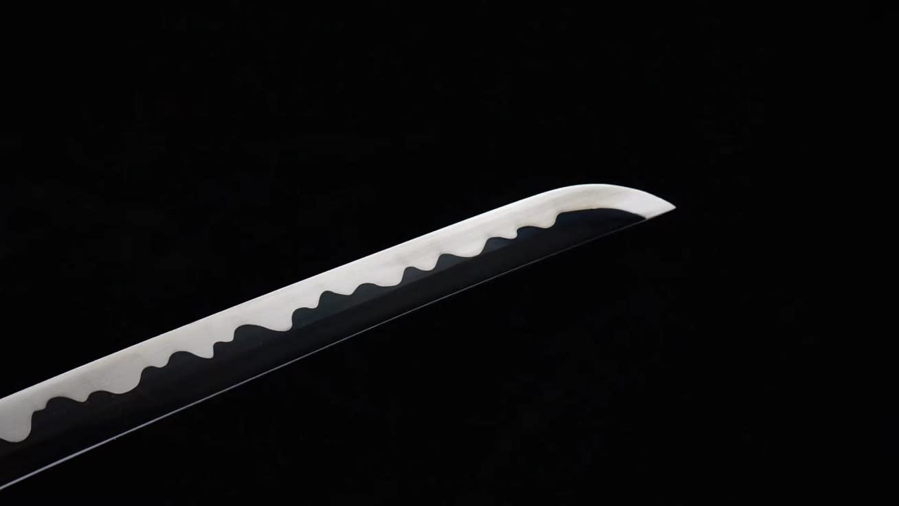 Tang Dao Sword Real Hand Forged High Carbon Steel black Blade