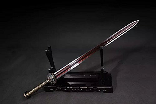 Fengyun jian sword/Damascus steel red blade/Alloy handle