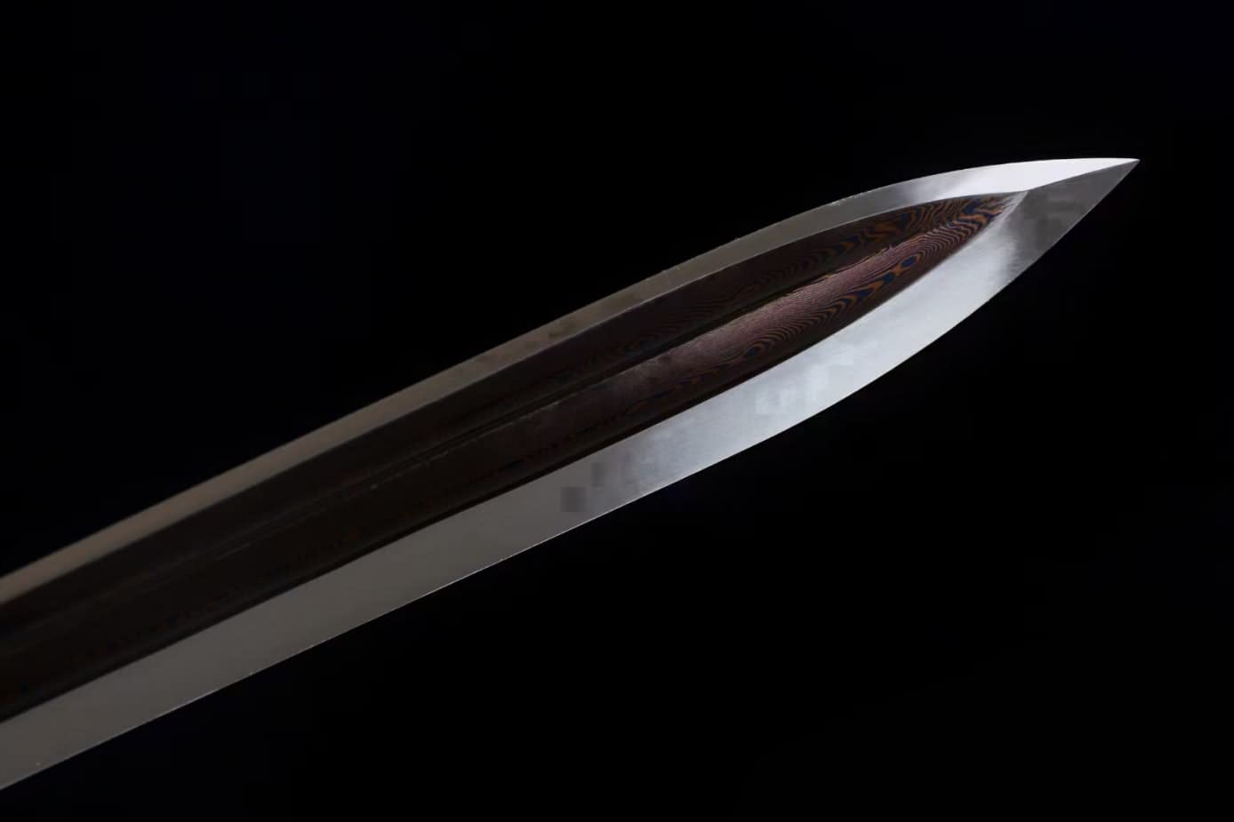 Dragon Spear,Forged Damascus Steel Spearhead,Rosewood Rod