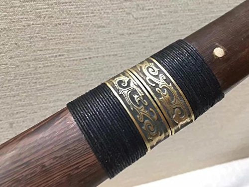 Nihontou samurai/Katana/Damascus steel blade/Rosewood scabbard