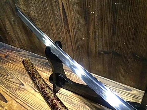 Katana/T10 high carbon steel blade/Wood scabbard/Brass fittings