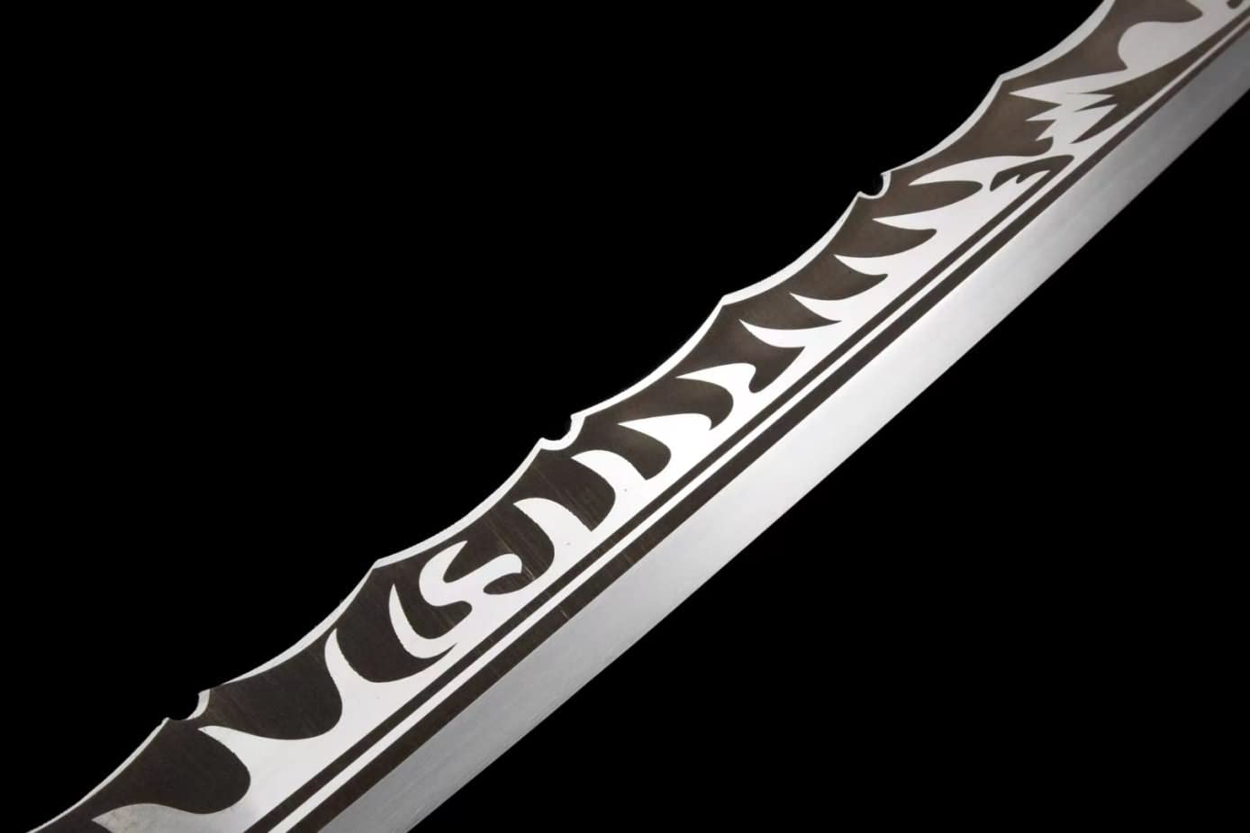 Dragon Slayer Machete,Forged high Carbon Steel Blades,Alloy Fittings