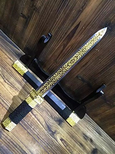 Chinese short sword/Dagger/High carbon steel/Alloy fitting