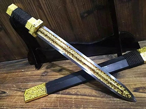 Chinese short sword/Dagger/High carbon steel/Alloy fitting