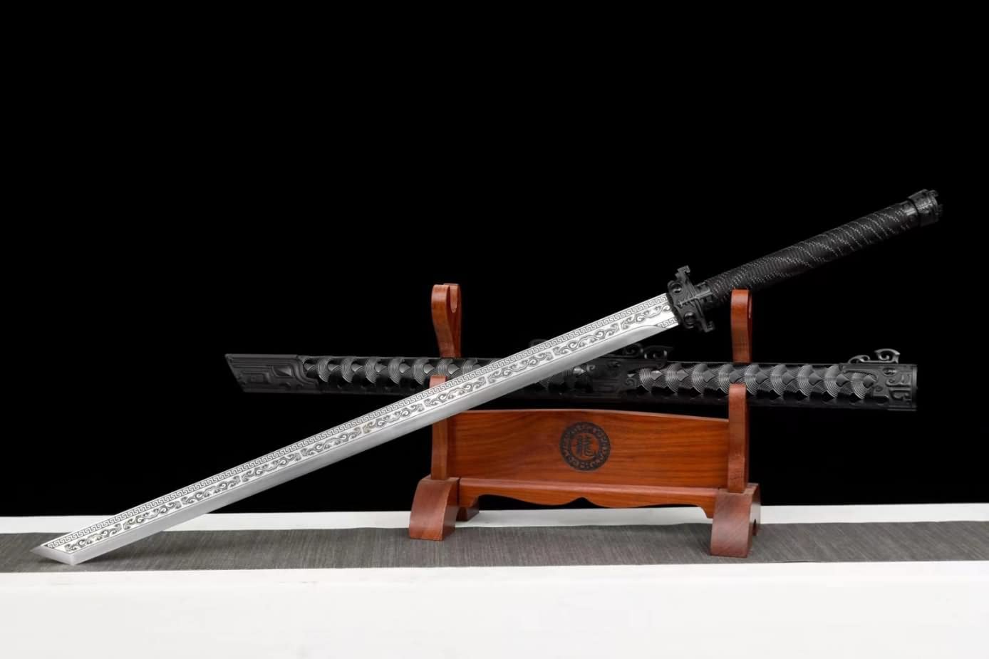 Ancient Chinese Sword Real, high Carbon Steel Blades,Alloy Fittings