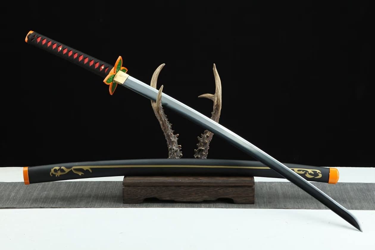 Cosplay Samurai sowrds Forged 1045 Carbon Steel Katana Anime Sword Real