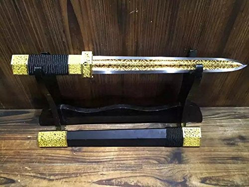 Chinese short sword/Dagger/High carbon steel/Alloy fitting