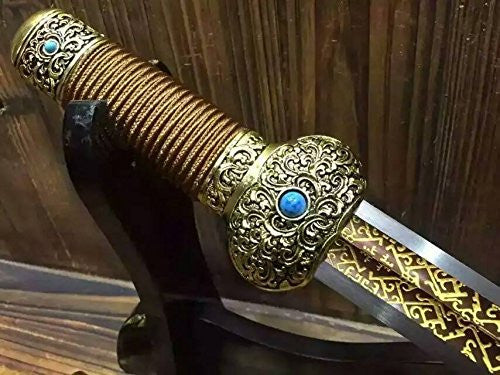 Chinese sword/Dagger/High carbon steel blade/Alloy fitting/Length 18"