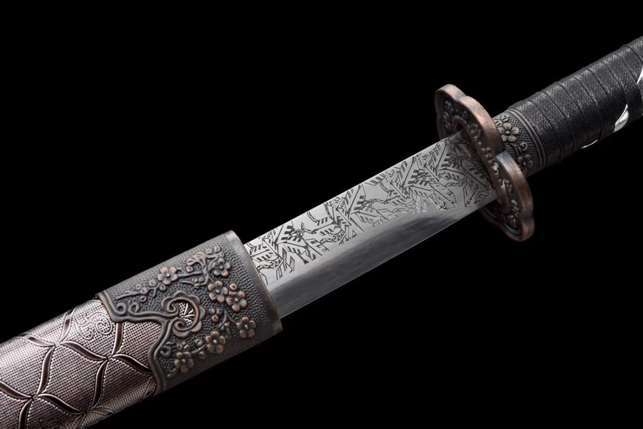 Qing Dao,Practical Knife(Forged High Carbon Steel Blade)Battle Ready