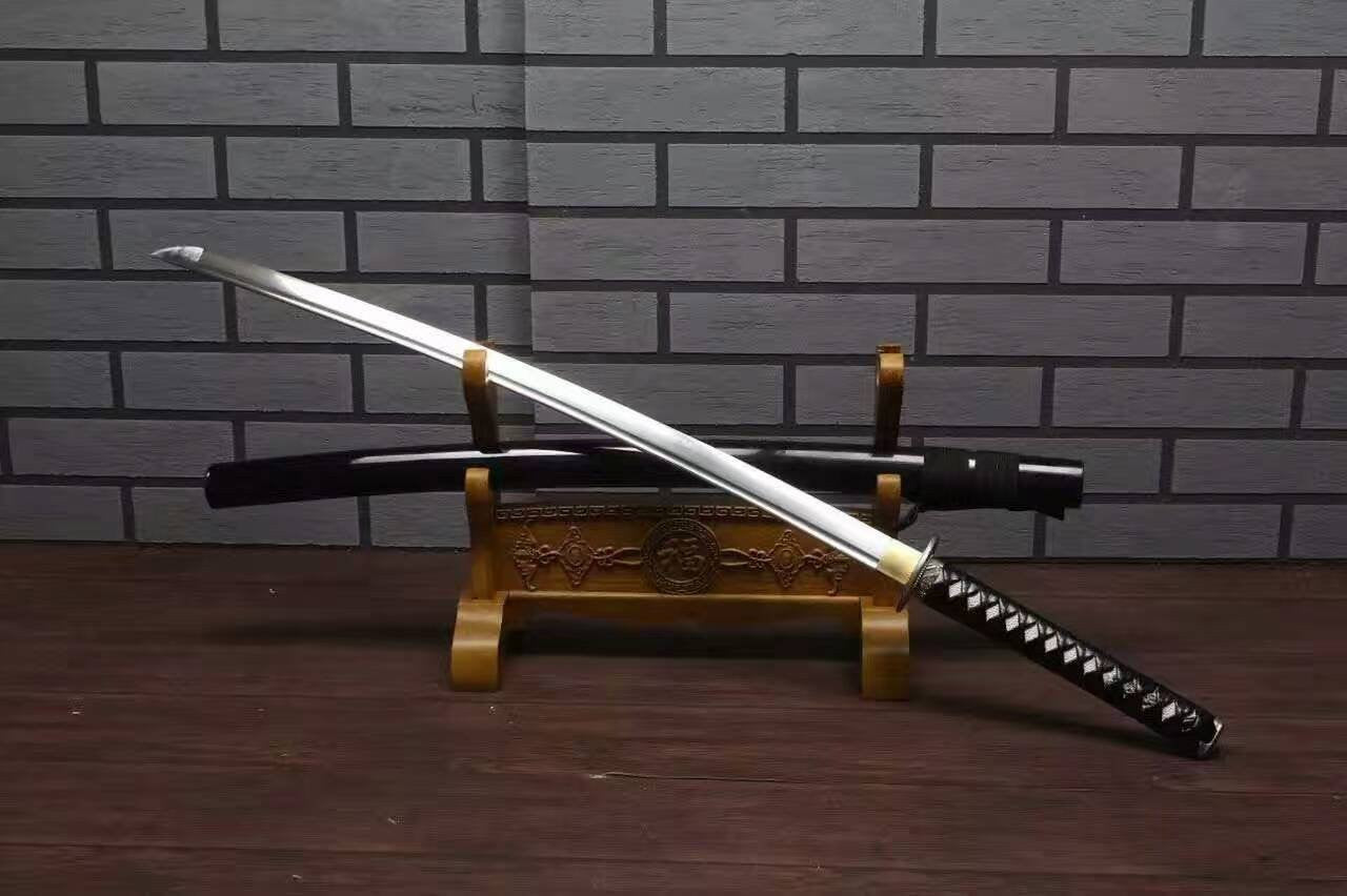 Samurai sword/Katana/High carbon steel blade/Wood paint scabbard/Alloy fitted/Length 39"