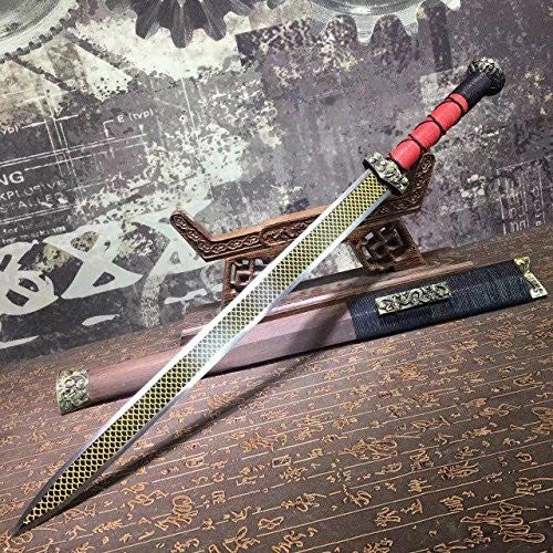 Chibi sword/High carbon steel/Rosewood scabbard/Alloy fittings/Length 30"