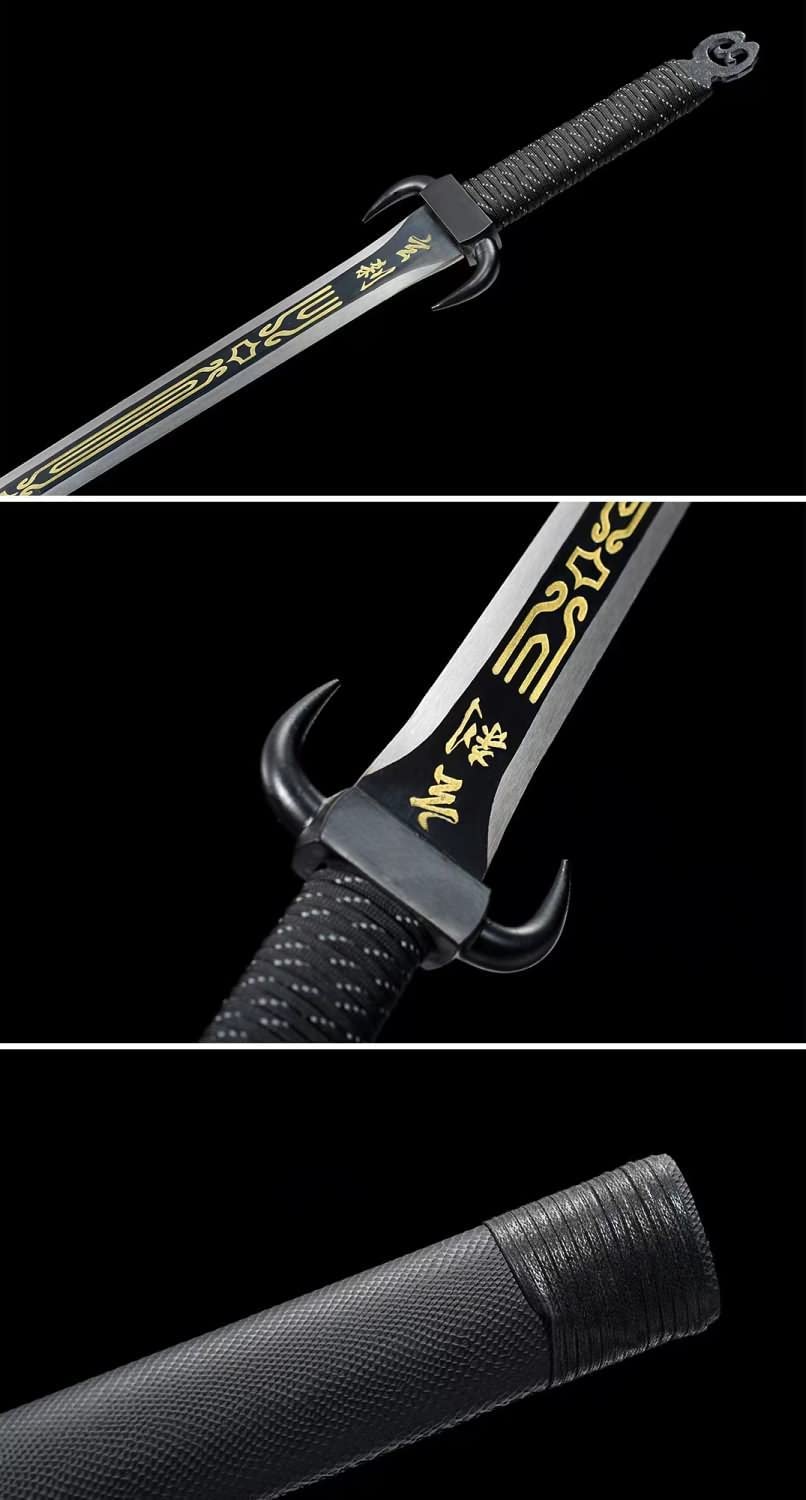 Chinese Sword,Dagger Real,Forged High Carbon Steel Blade