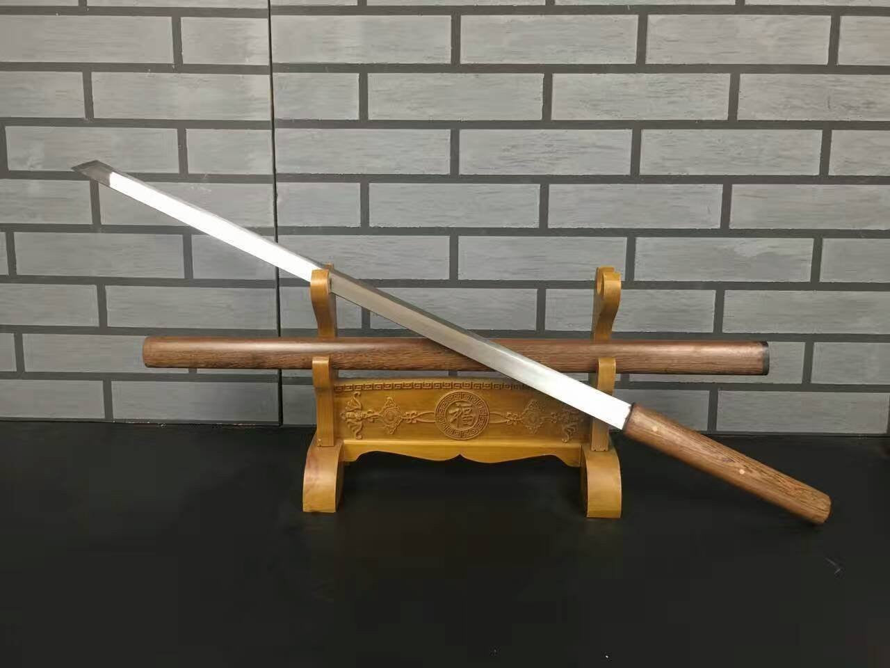 Tang dao(High manganese steel,Rosewood scabbard)Full tang,Length 39"