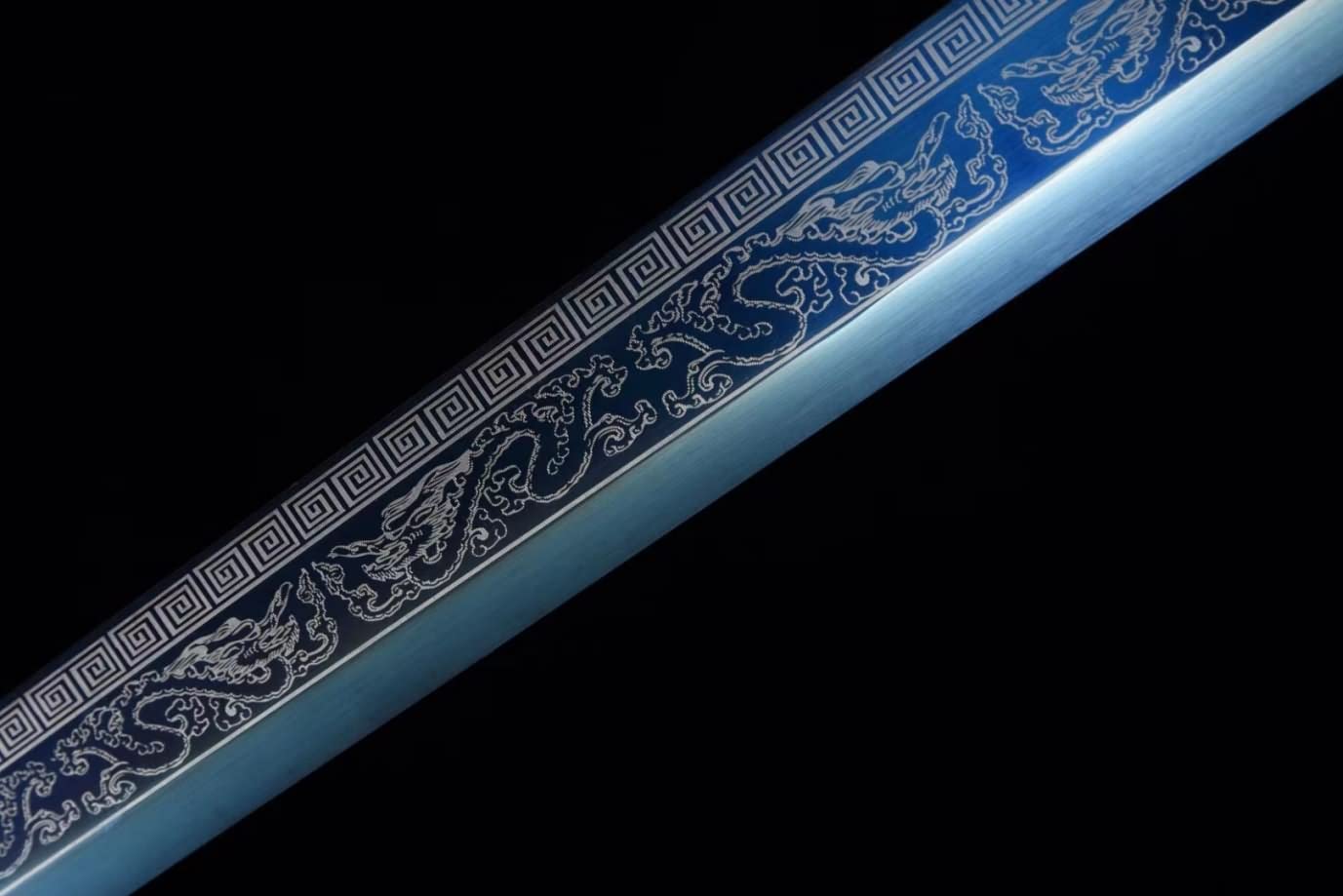 Dragon Tang dao Sword,High Carbon Steel Blade,Alloy Fittings