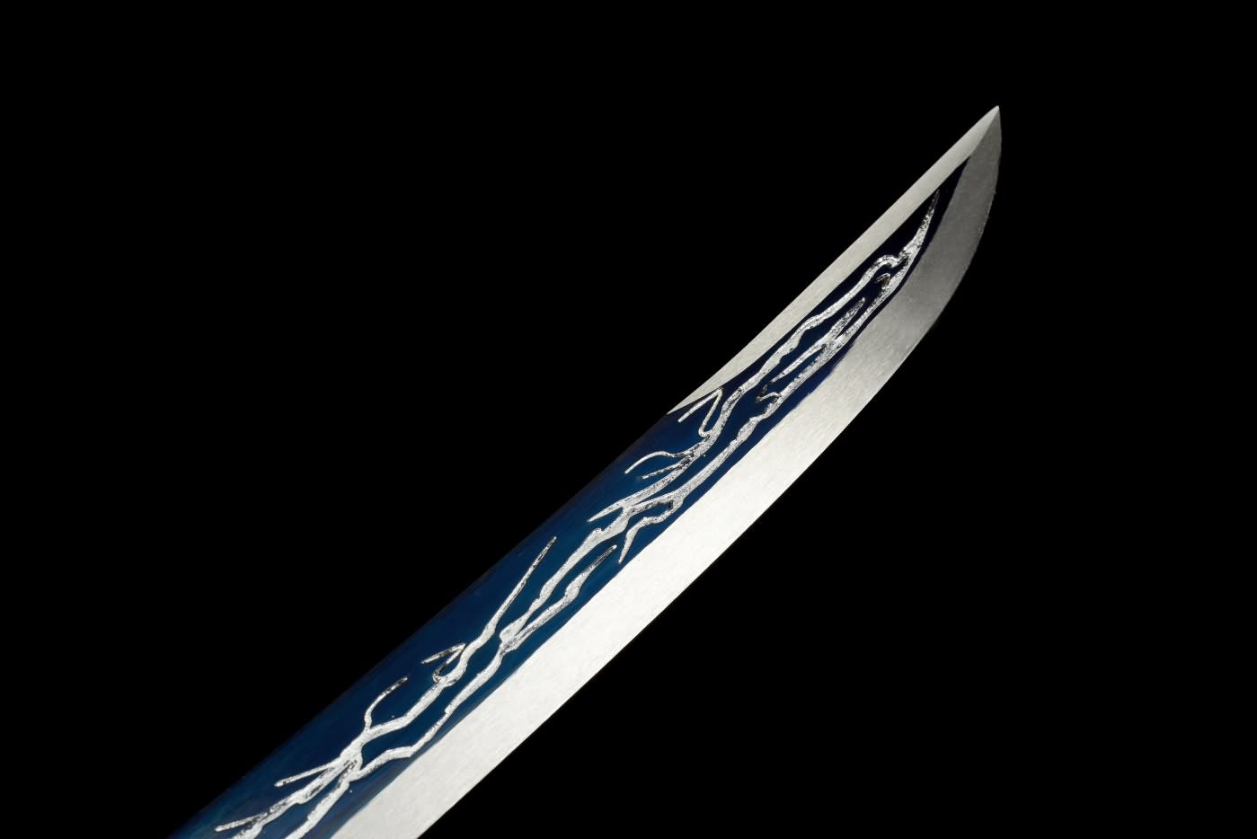 Dragon dao,Machetes Sword Real,High Carbon Steel Blue Blade,Alloy Fittings