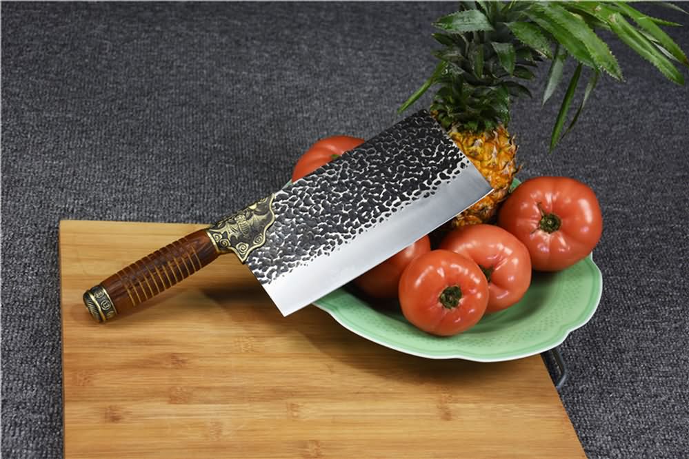 Kitchen knife,Handmade chinese cleaver,5Cr15MOV steel