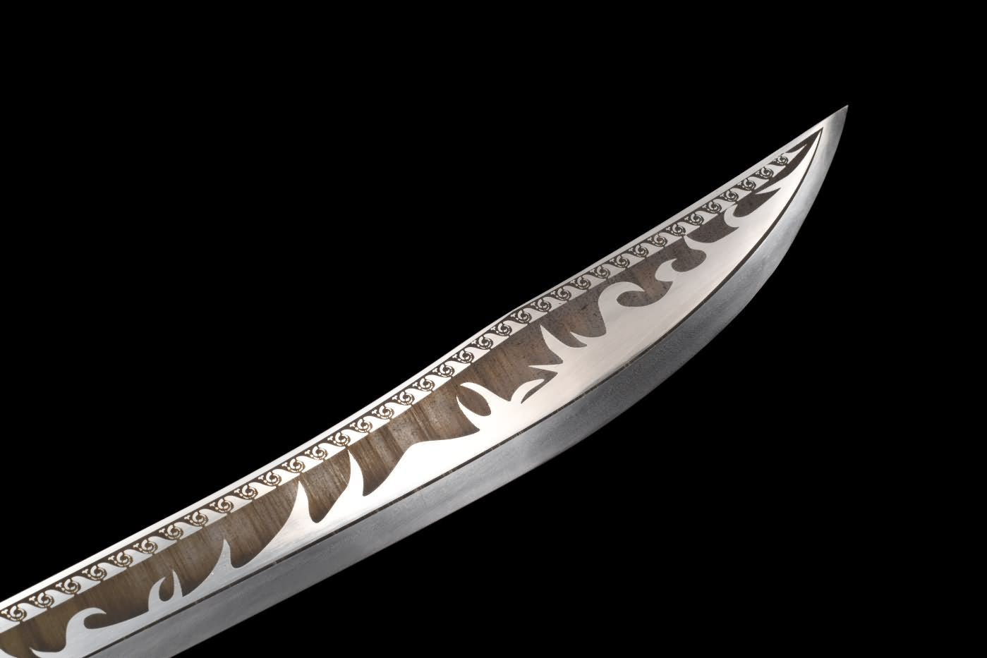 Da dao Sword Real,High Carbon Steel Blade,PU Scabbard