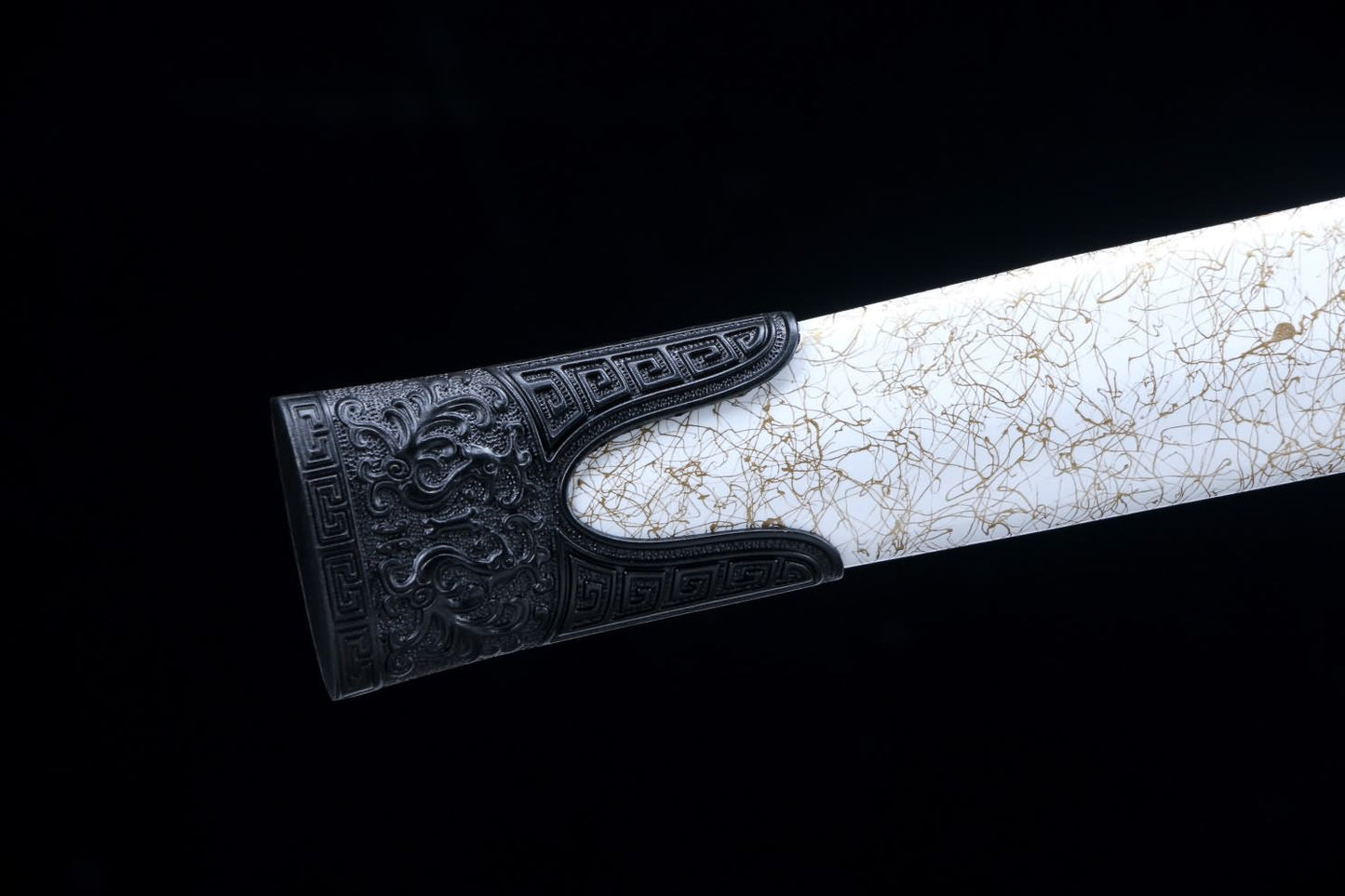 Han jian Sword,Battle Ready Hand Forged High Carbon Steel Etched Blade