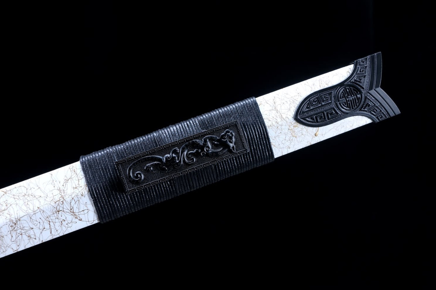 Han jian Sword,Battle Ready Hand Forged High Carbon Steel Etched Blade