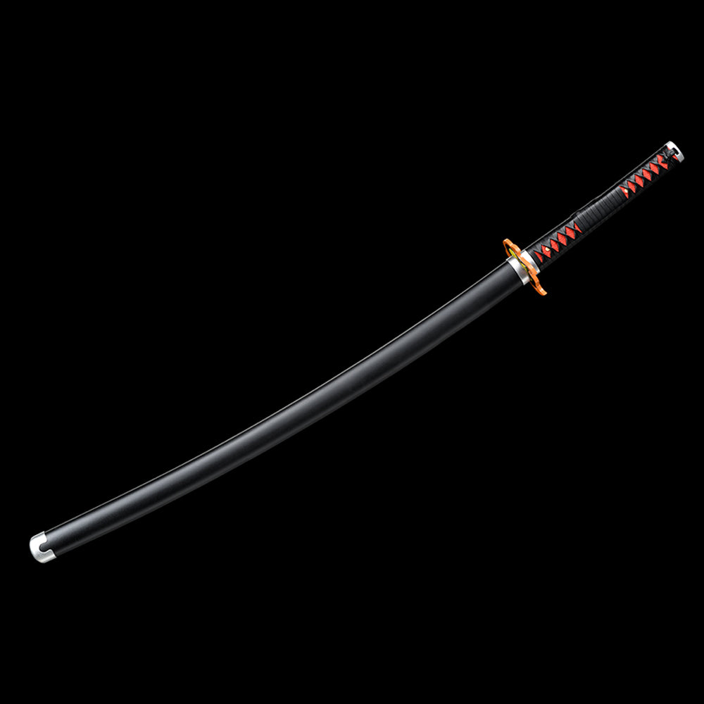 Handmade Anime Demon Slayer Tanjiro sword Nichirin 3rd Generation Sword 1095 High Carbon Steel Black