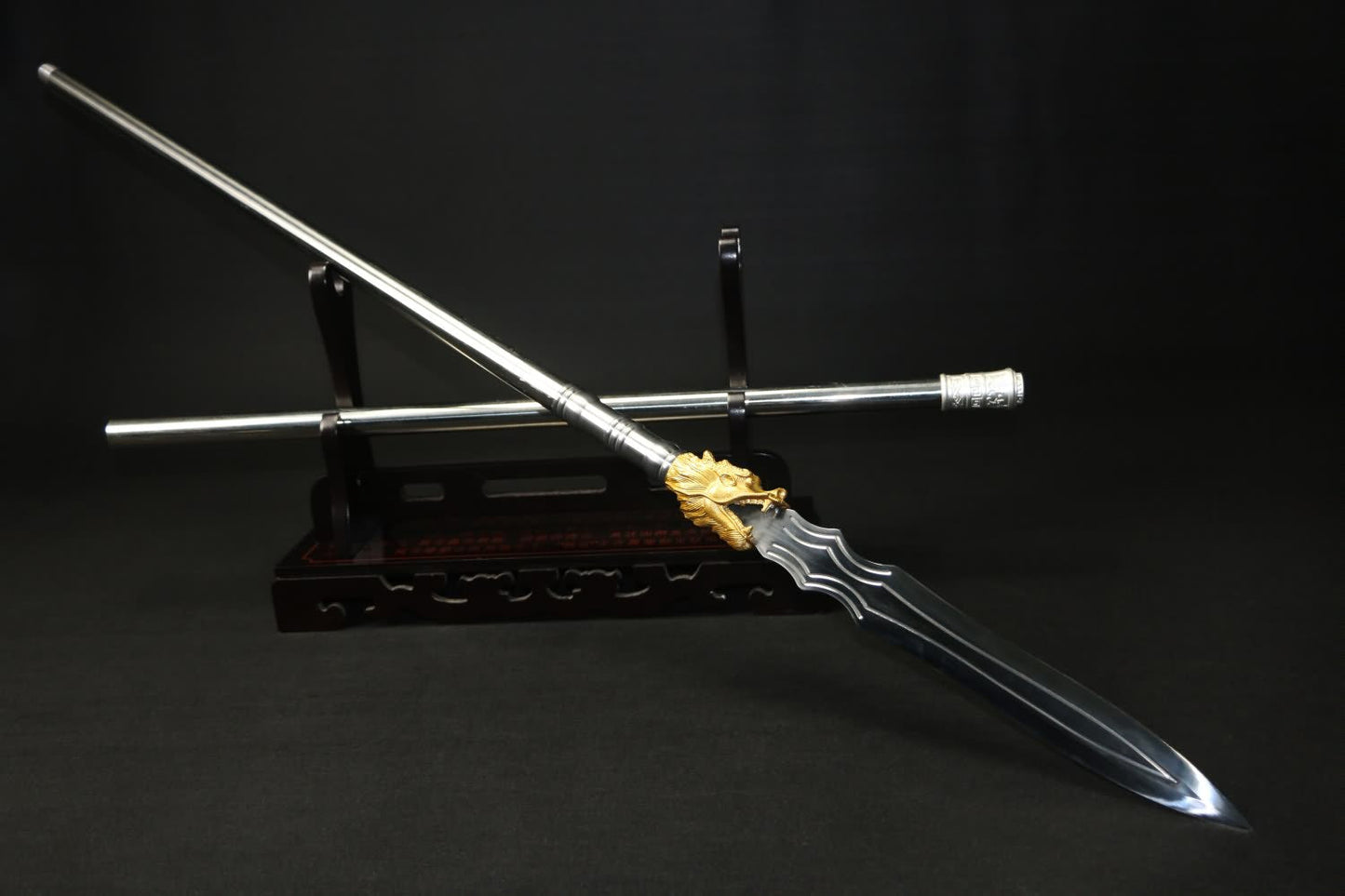 Dragon spear,High carbon steel,Kung fu