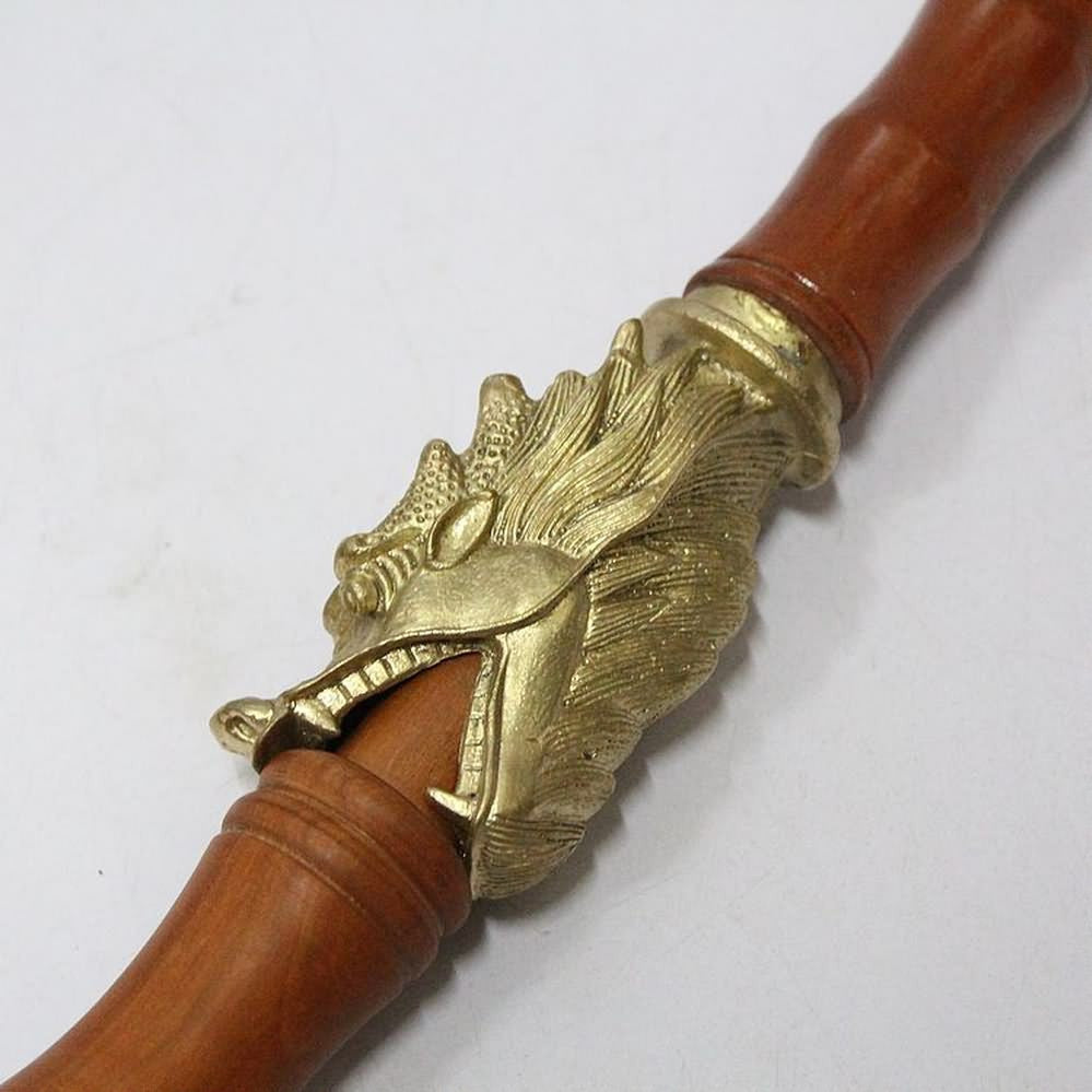 Double mace/Pear wood/Brass Gauntlet/Training equipment/China kung fu