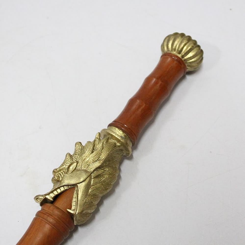 Double mace/Pear wood/Brass Gauntlet/Training equipment/China kung fu