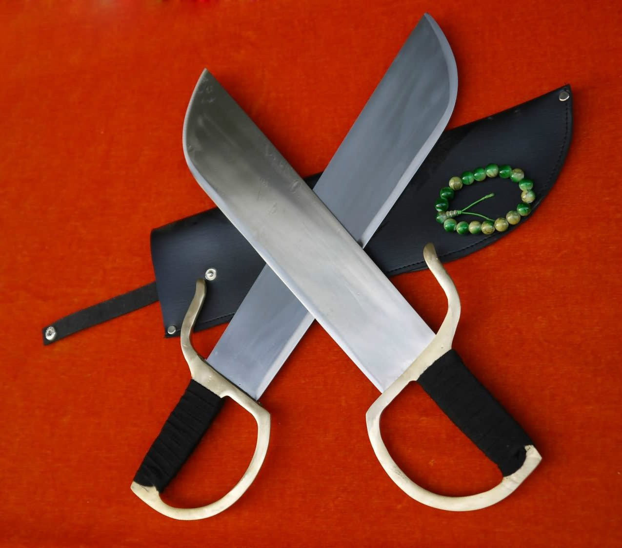 Wing Chun eight cutter/Medium carbon steel blade/Brass hand/Kung fu equipment