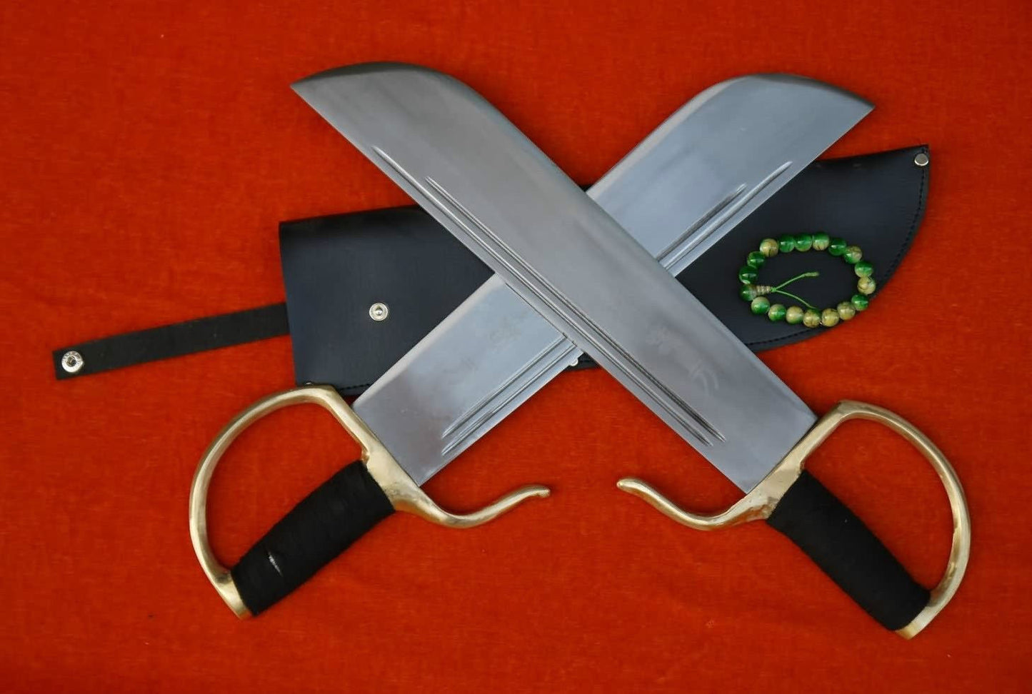 Wing Chun eight cutter/Medium carbon steel blade/Brass hand/Kung fu equipment