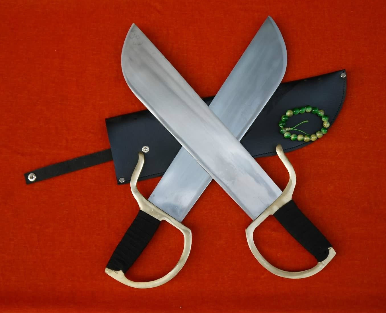 Wing Chun eight cutter/Medium carbon steel blade/Brass hand/Kung fu equipment