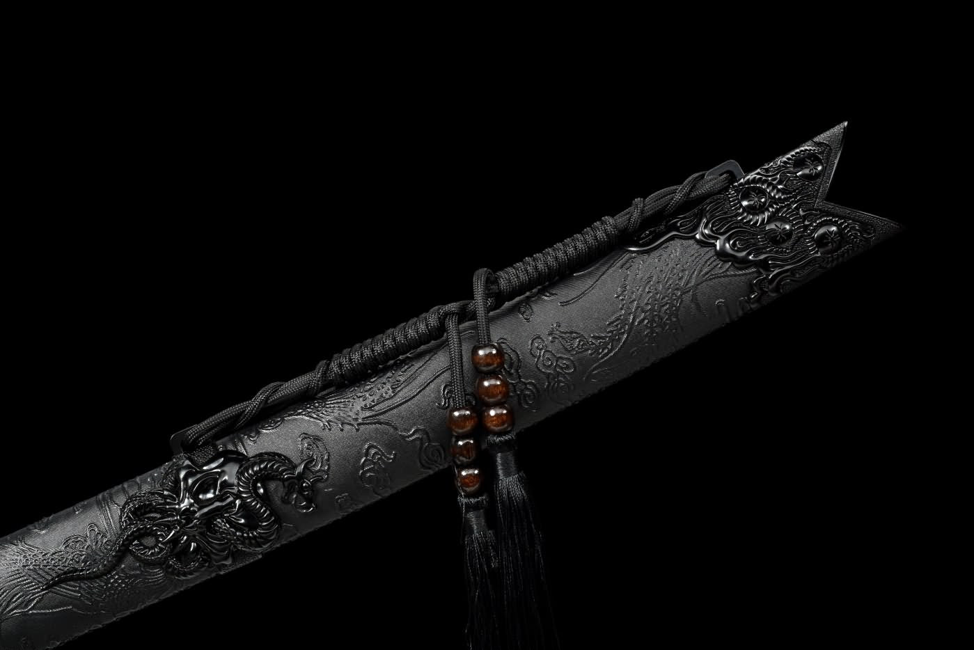 Dragon dao,Machetes Sword Real,Hand Forged Damascus Steel Blade,Alloy Fittings