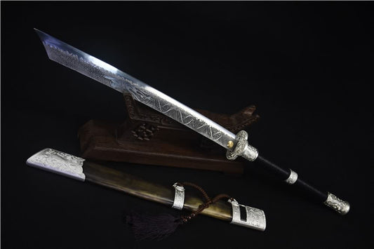 Flying Tiger saber,High carbon steel blade,Brass scabbard