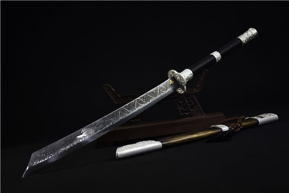 Flying Tiger saber,High carbon steel blade,Brass scabbard