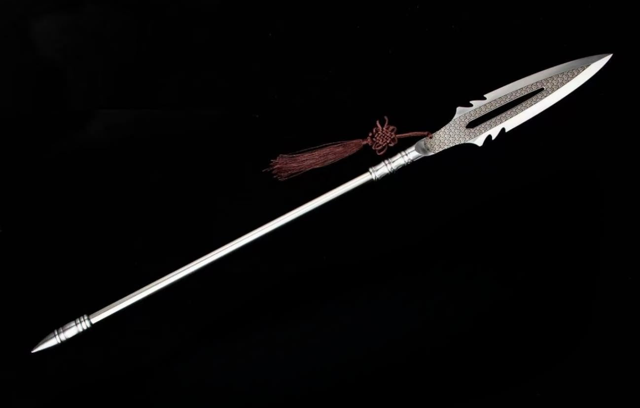 Warlord Spear-Traditional Craftsmanship, Stainless Steel Blade,30inch Length