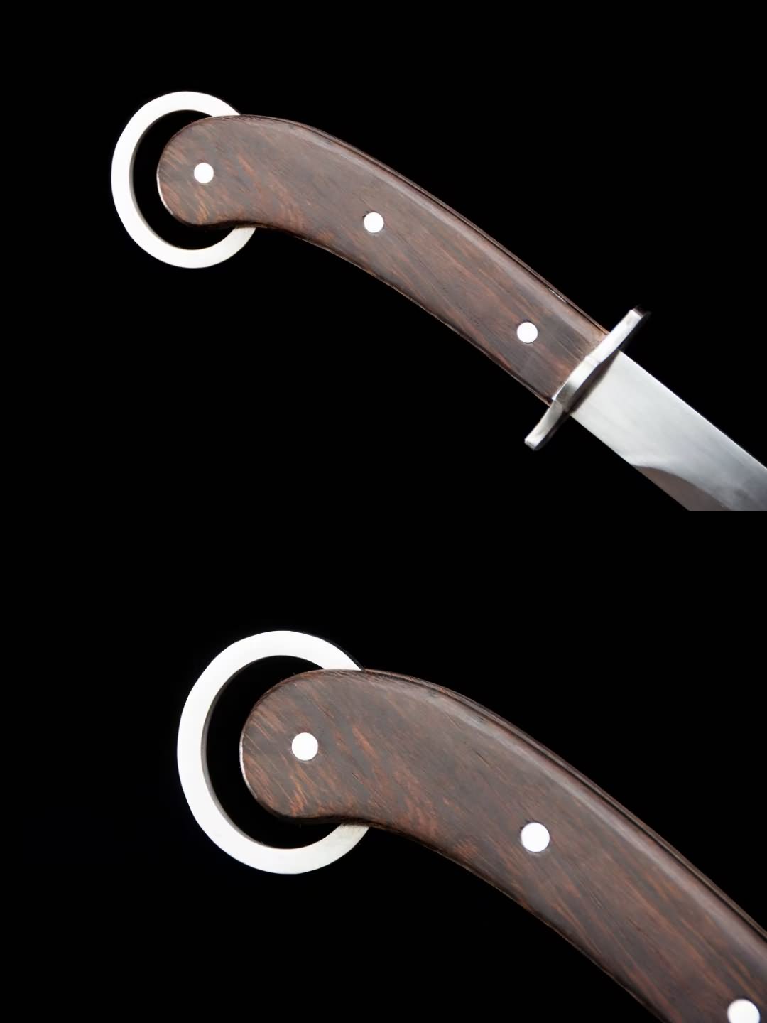 Traditional Han dao Swords with 7Cr17MOV Stainless Steel Blade-Rosewood Scabbard