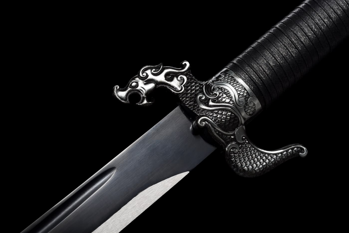 Da dao Sword Real,Battle Ready,High Carbon Steel Blade,Dragon Handle