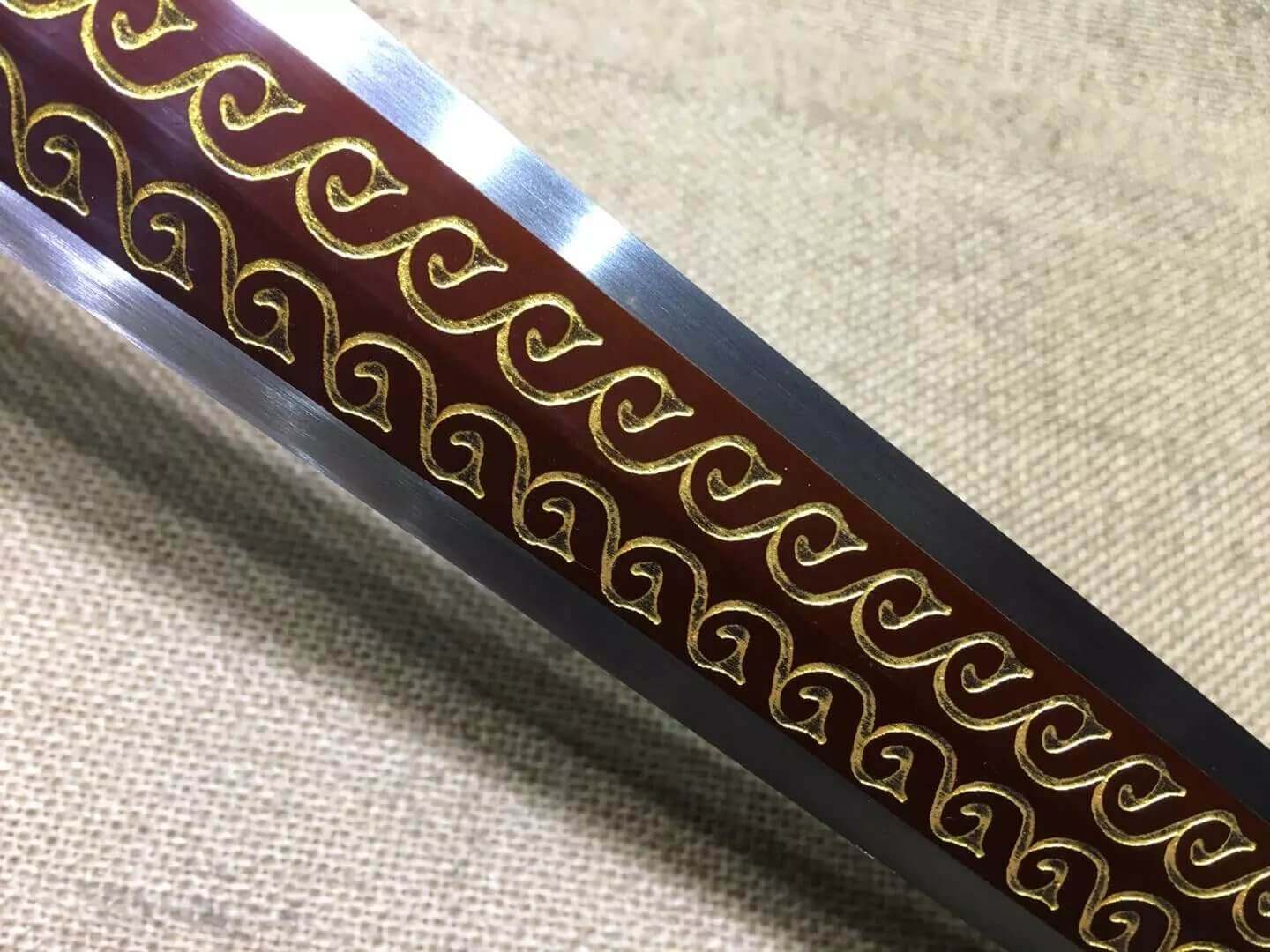 Fengyun jian,High manganese steel blade,Rosewood scabbard,Alloy fitting