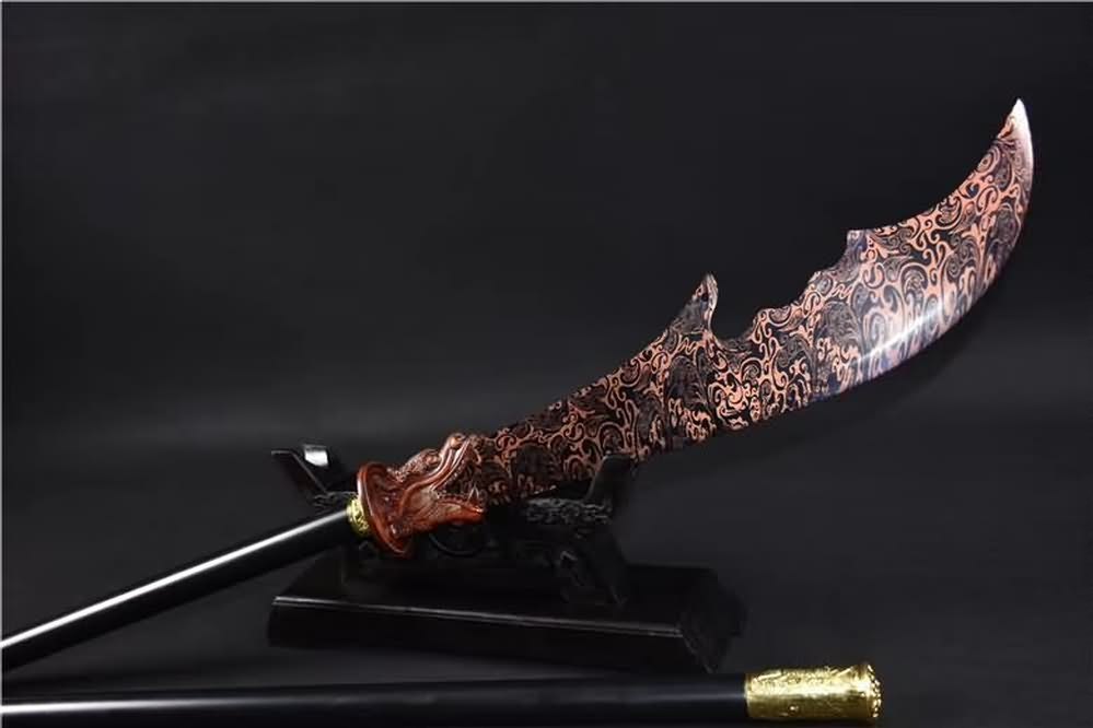 Guan Yu Dragon Crescent Blade Guan Dao&Handmade art