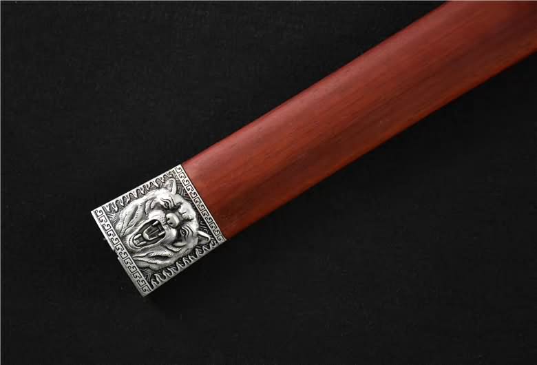 Han jian sword,High carbon steel etch blade,Redwood scabbard