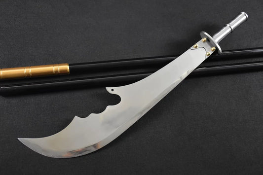 Guan Gong,Moon Broadsword/High carbon steel blade,Stainless steel rod