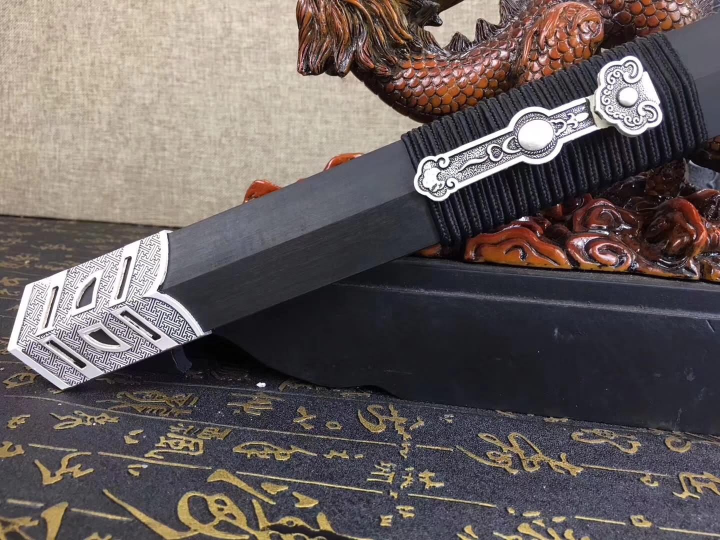 Ruyi Knife sword,High carbon steel Alloy fittings