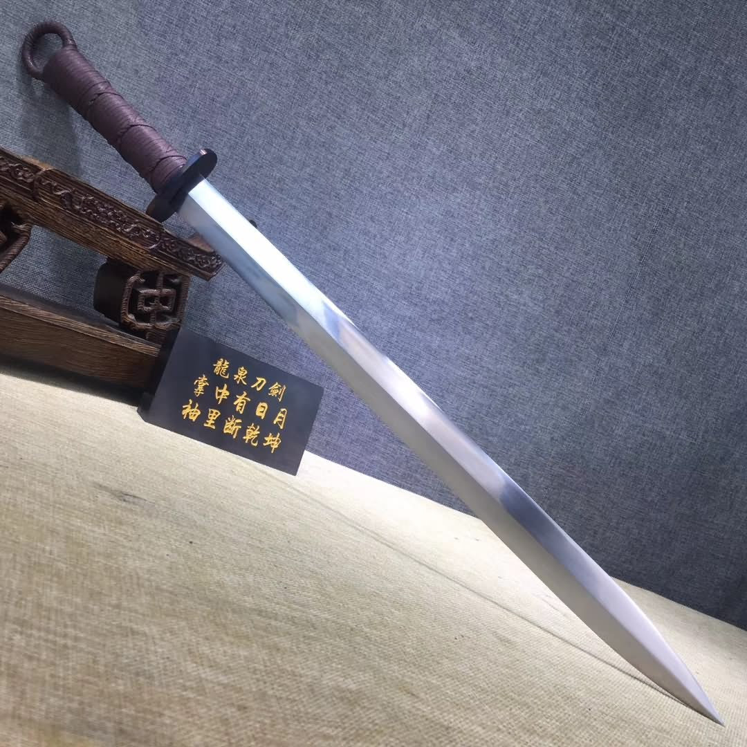 Jian sword,High carbon steel blade,Rosewood,Full tang