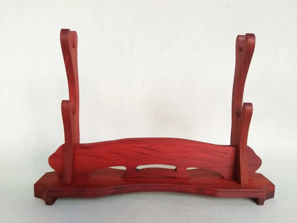 Chinese sword Wooden shelf Table Stand,Sword Table Display Holder,Redwood production