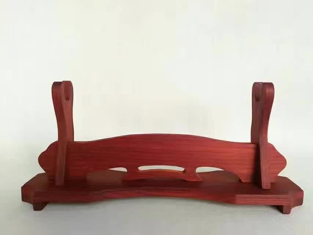 Chinese sword Wooden shelf Table Stand,Sword Table Display Holder,Redwood production