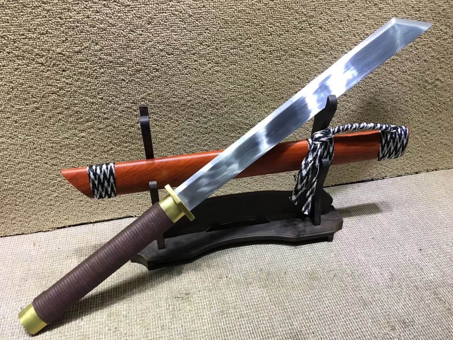 14 Blades sword,High carbon steel blade,Redwood scabbard,Brass fittings