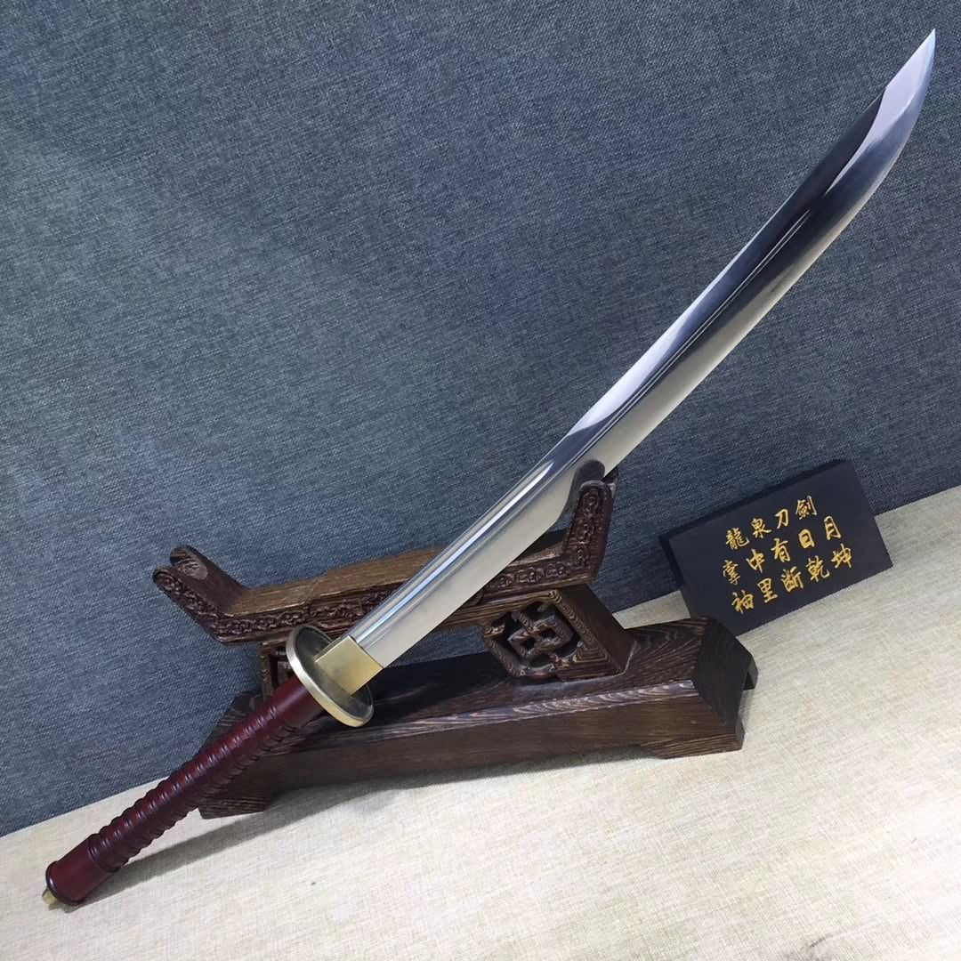 Sabre,Handmade high carbon steel blade,Wood,Chinese sword